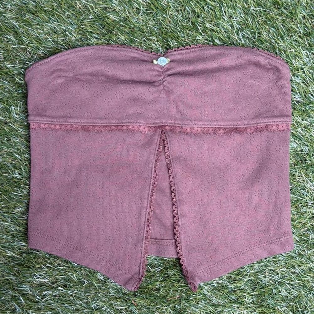 Kimchi-blue Women's Brown Crop-top